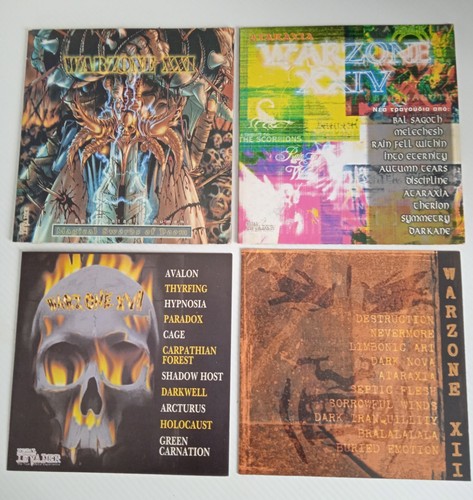 Warzone metal invader lot 4 - warzone, of