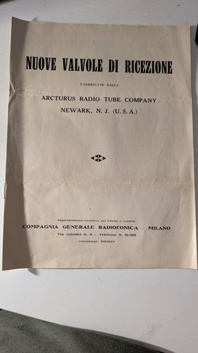 Catalogo arcturus valvole - catalogo,