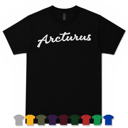 Maglietta arturo retro script - maglietta,