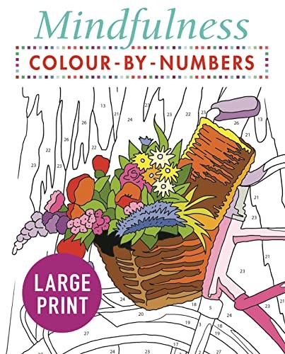 Mindfulness colour numbers - mindfulness, colour-by-numbers